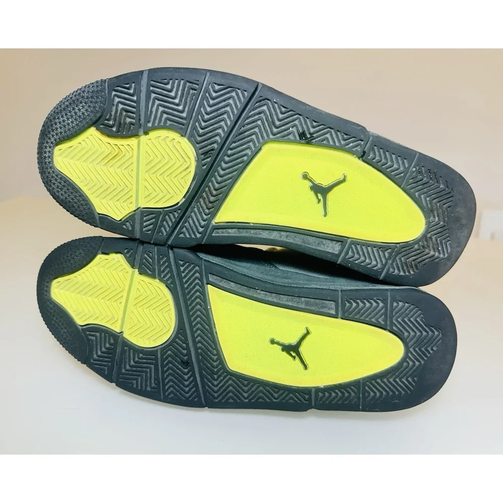 NIKE AIR Jordan 4 Retro SE‎ 'Neon 95' Sneakers Size 9 CT5342 007